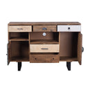 Rustic 2 Drawer Kitchen Island - Multi by Unique Piece Furniture