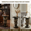 Leopard Head Accent Table