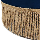 Yolanda - Round Upholstered Accent Ottoman by HouseOfZazla