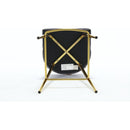 velvet high bar chair with gold zipper high back, suitable for bar area, dining area, leisure area and other occasions