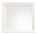Kingston - Landscape Mirror - Whisper White And Cerused Nutmeg by Unique Piece Furniture