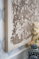 Large Cherry Blossom Canvas Art Print, Home Decor Accent Piece - Gray / White Matte by HouseOfZazla