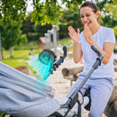 Portable Baby Stroller Fan Rechargeable Handheld Fan with Flexible Tripod Clip On Desktop Hanging Fan 3 Gear Speed 360¡ Tilt Head