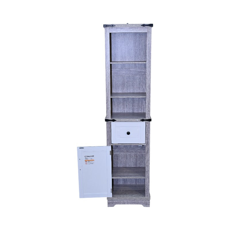 Narrow Bathroom Storage Cabinet with Adjustable Shelves, photo 7 of 10