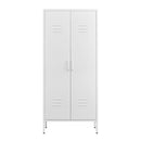 Modern Storage Cabinet With Adjustable Shelves, Magnetic Door Stopper