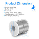 Soldering Wire 60/40 Tin Lead Rosin Core 0.031Ó/0.8mm 1.7% Flux Electrical Solder Wire Sn60 Pb40 1lb