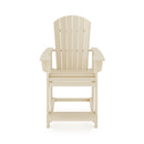 Adirondack Style Counter Chair Stylish HDPE Poly Lumber For Dining, Patio, And Garden Comfort by HouseOfZazla