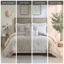 Cotton Comforter Mini Set Taupe King