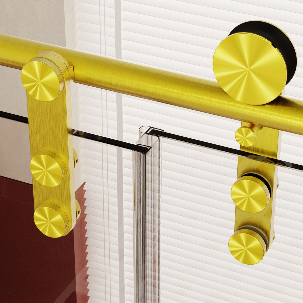 Frameless Single Sliding Shower Doors With Towel Rail & Handle, photo 19 of 40