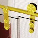 Frameless Single Sliding Shower Doors With Towel Rail & Handle by HouseOfZazla