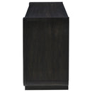Leandro 2-drawer Entryway Sofa Console Table Burnished Black