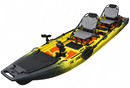 13.8ft Rocket Propeller Drive Tandem & Solo Modular Fishing Kayak | Propeller Drive | 550lbs Capacity | 3 Piece by ReelYaks