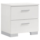 Felicity 4-piece Eastern King Platform Bedroom Set White