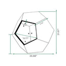 25.98'' Modern Pet Furniture Cat Carrier, Sofa Side Table, Planter MDF Multifunctional Furniture, Burmese Sumac