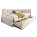 Upholstered Daybed With Metal Slatted Base by HouseOfZazla