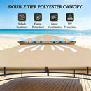 Double-Tiered Barbecue Gazebo Shelter by HouseOfZazla