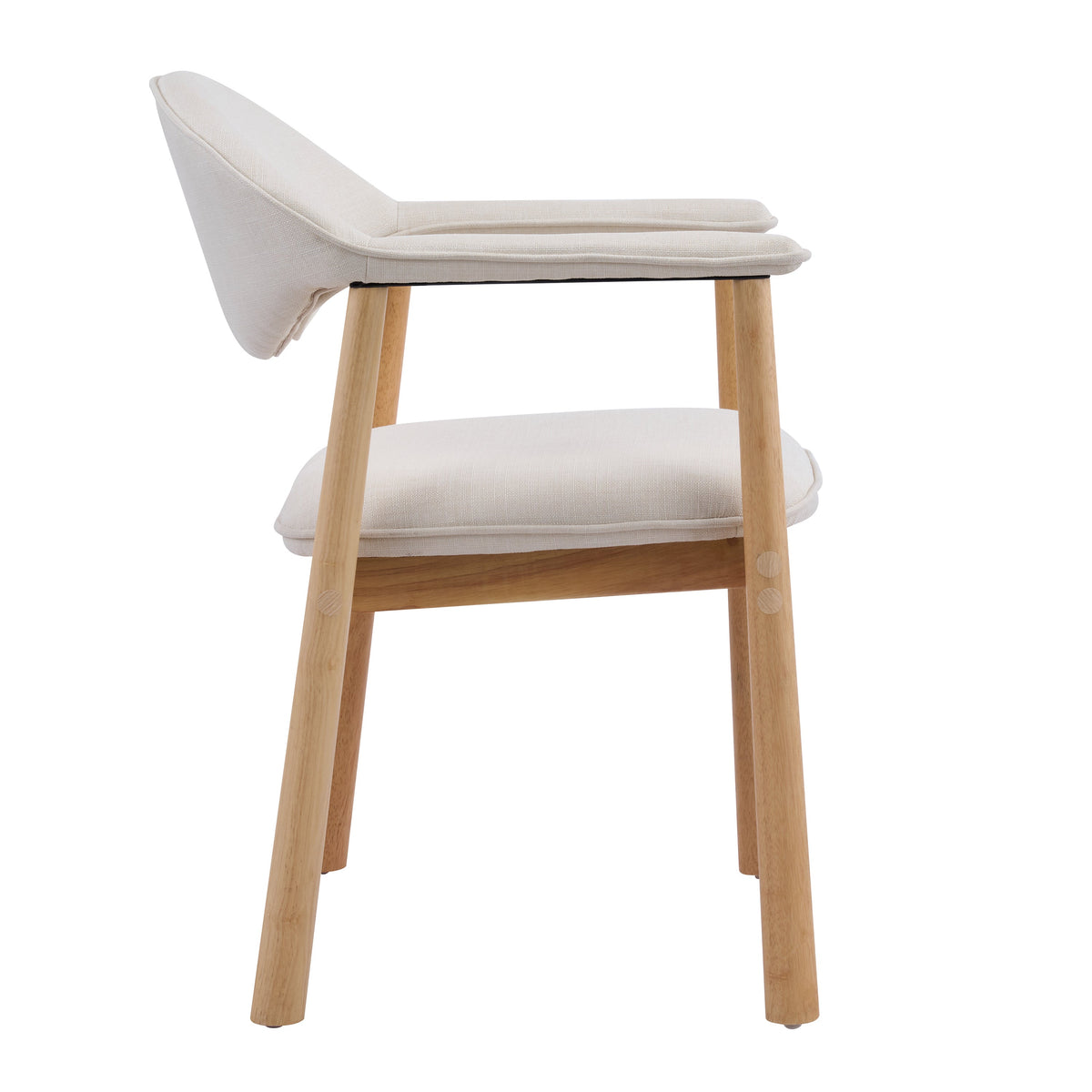 Upholstered Dining Chairs with Curved Back, photo 9 of 10
