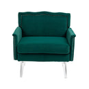 Accent Chair, Living Room Chair / leisure single sofa with acrylic feet