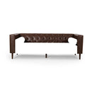 Contemporary 3 Seater Sofa With Tufted Design