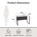 Sorina - Writing Desk - White / Light Oak by Unique Piece Furniture