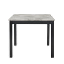 Modern 5 Piece Counter Height Dining Set With Tufted Nail Head Chairs