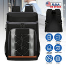 Cooler Backpack 36 Can Leakproof Insulated Cooler Backpack with 25L/6.6Gal for Picnic Camping BeachÊHiking Fishing Travel