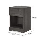 Broxon - Rustic Drawer Nightstand