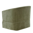 Elm - Skirted Swivel Chair by HouseOfZazla
