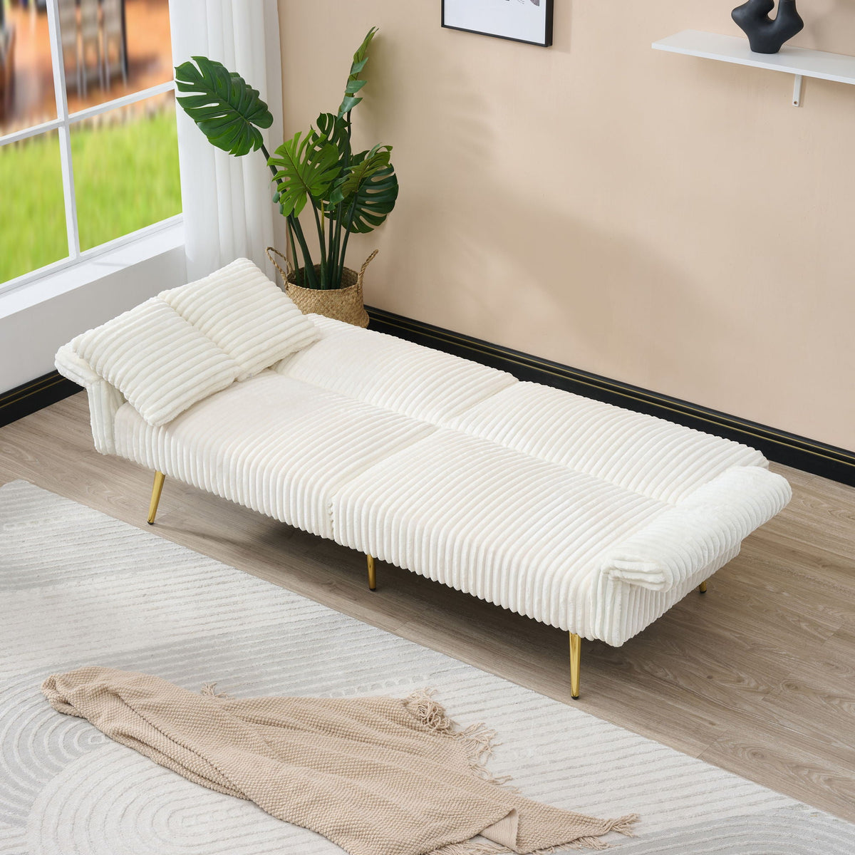 Luxury Foldable Double Sofa Bed With Folding Armrests, photo 11 of 33