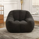 Comfy Bean Bag Chair With Memory Foam Filler, Tufted Soft by Unique Piece Furniture