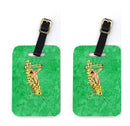 Grasshopper on Green Luggage Tag