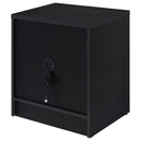 Geary - 2 Drawer Nightstand With LED Lights And USB Charging Ports by HouseOfZazla