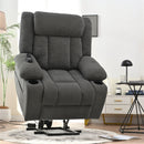 Power Lift Recliner Chair With Extended Footrest, Remote Control, Cup Holders, And Side Pockets by HouseOfZazla