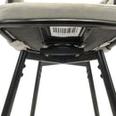 Bar Stool 360 Swivel With Back Footrest by HouseOfZazla