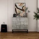 2 Door Cabinet, for bedroom, cement grey, for living room, bed room