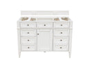 James Martin Brittany 48" Single Bathroom Vanity, Bright White