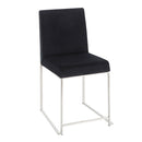 Fuji - Contemporary Modern Elegance High Back Dining Chair (Set of 2) by HouseOfZazla