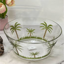 Palm Tree Acrylic Serving Bowls, Unbreakable Large Plastic Bowls by HouseOfZazla