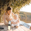 Portable Bottle Warmer with Night Light On The Go Baby Milk Warmer Milk Formula Warmer for Home Travel with 6 Heating Levels by GBruno Store