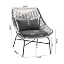 Ashland - 5 Piece Outdoor Conversation Set by HouseOfZazla