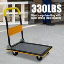 Flatbed Cart - 330lbs Heavy Duty Platform Hand Truck