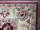 8' X 10' Vintage Fine Handmade Peshawar Agra Chobi Rug