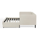 Upholstered Platform Bed Frame With 2 Storage Drawers And Adjustable Sofa Bed by HouseOfZazla