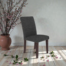 Upholstered Dining Chair With High Back Design (Set of 2) by HouseOfZazla