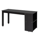 Loft Bed With Retractable Writing Desk And 3 Drawers With Storage Stairs And Shelves