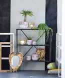 Wing Accent Mirror, Wall Mirror For Living Room - Gold by HouseOfZazla