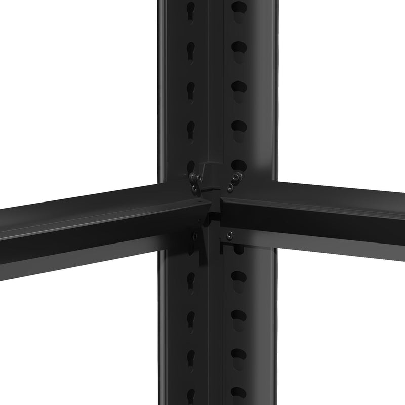 Heavy Duty 5 Tier Adjustable Metal Mesh Storage Rack With 2000 Lbs Capacity - Brushed Nickel, photo 6 of 19