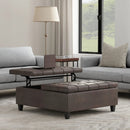 Harrison - Large Coffee Table Storage Ottoman by Unique Piece Furniture