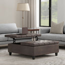 Harrison - Large Coffee Table Storage Ottoman by HouseOfZazla