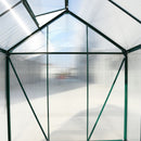 Polycarbonate house, Heavy Duty Outdoor Aluminum Walk-In House Kit With Rain Gutter, Vent And Door For Backyard Garden by HouseOfZazla